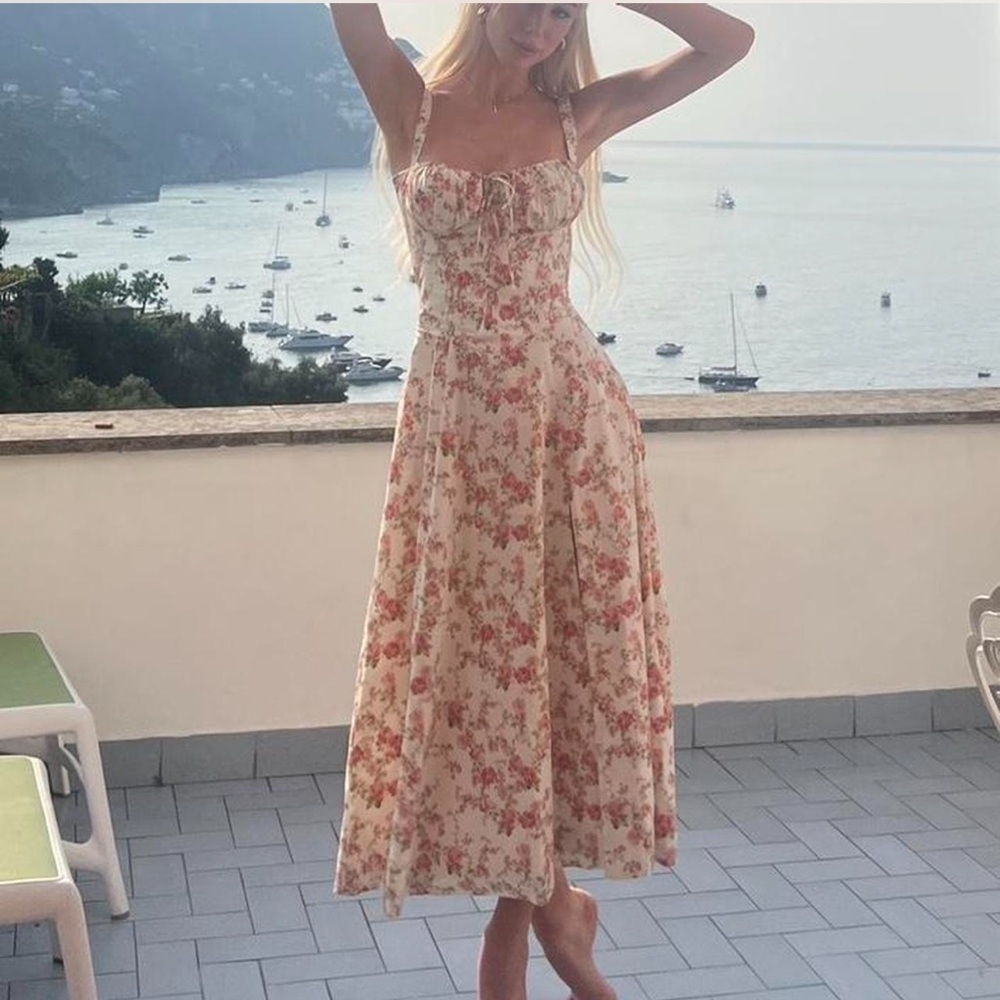 House of CB Floral Midi Dress